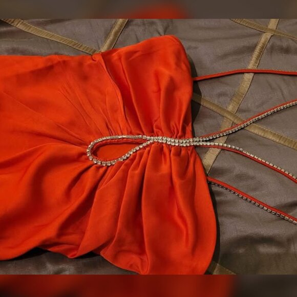 XS Red Gown (New) - Picture 2 of 2